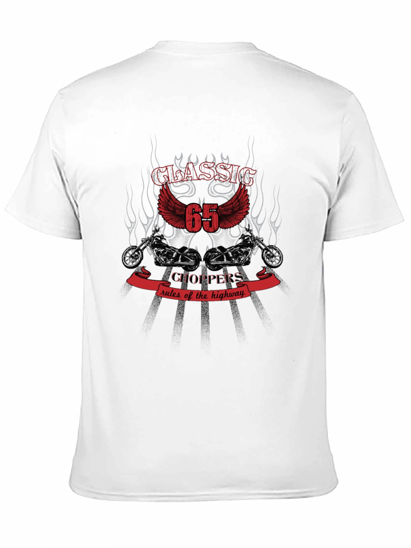 Classic Choppers 65 Rules of the Highway T-Shirt