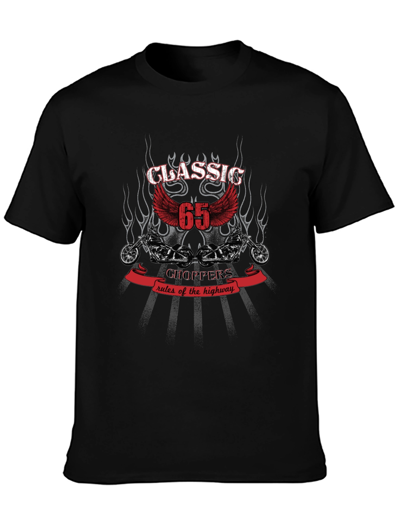 Classic Choppers 65 Rules of the Highway T-Shirt