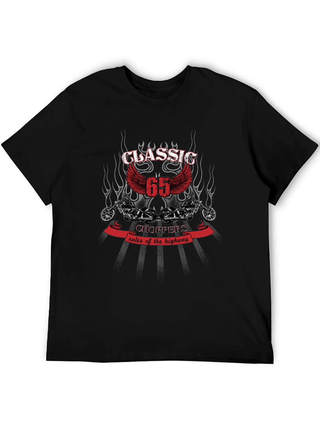 Classic Choppers 65 Rules of the Highway T-Shirt