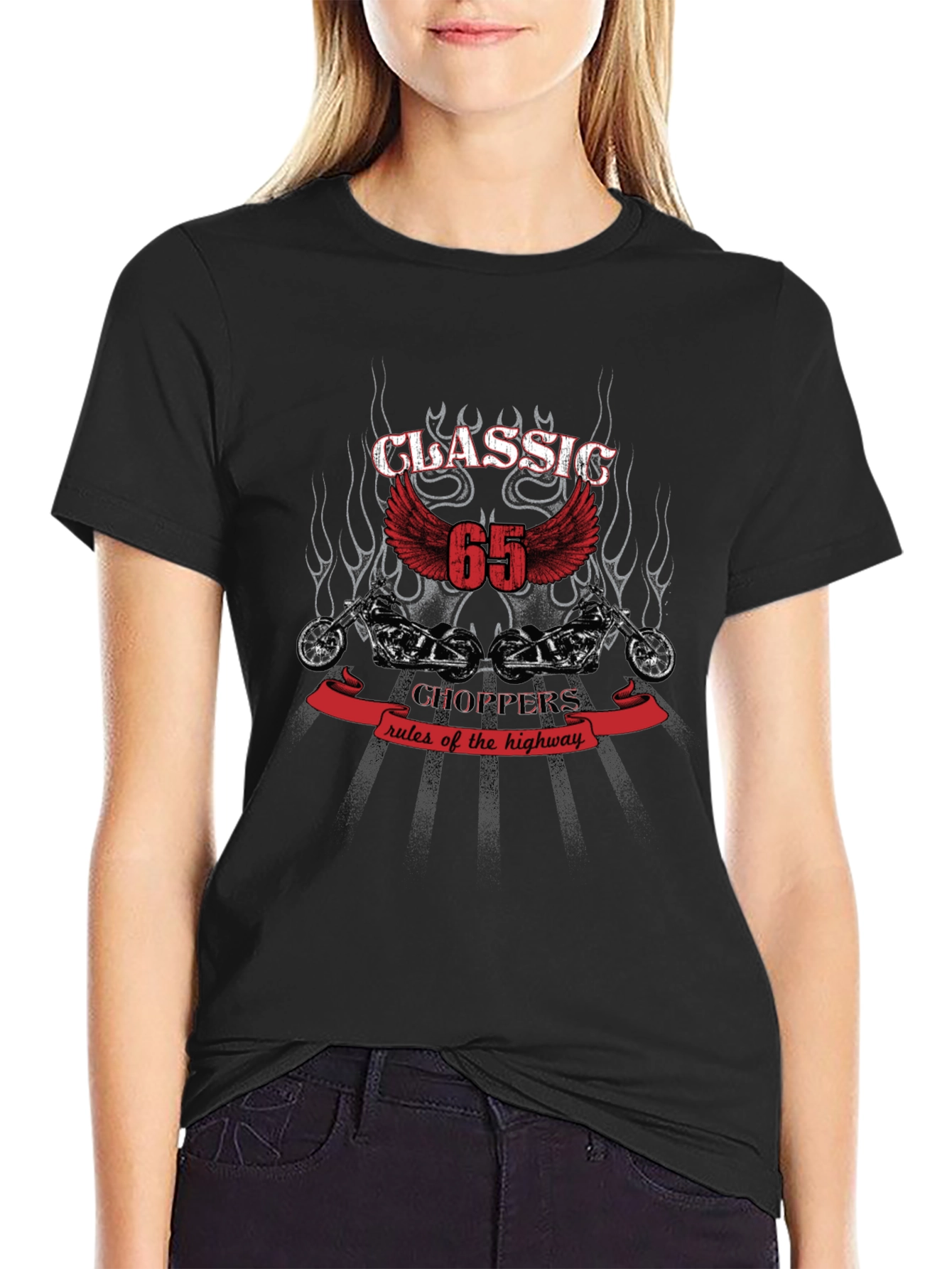 Classic Choppers 65 Rules of the Highway T-Shirt