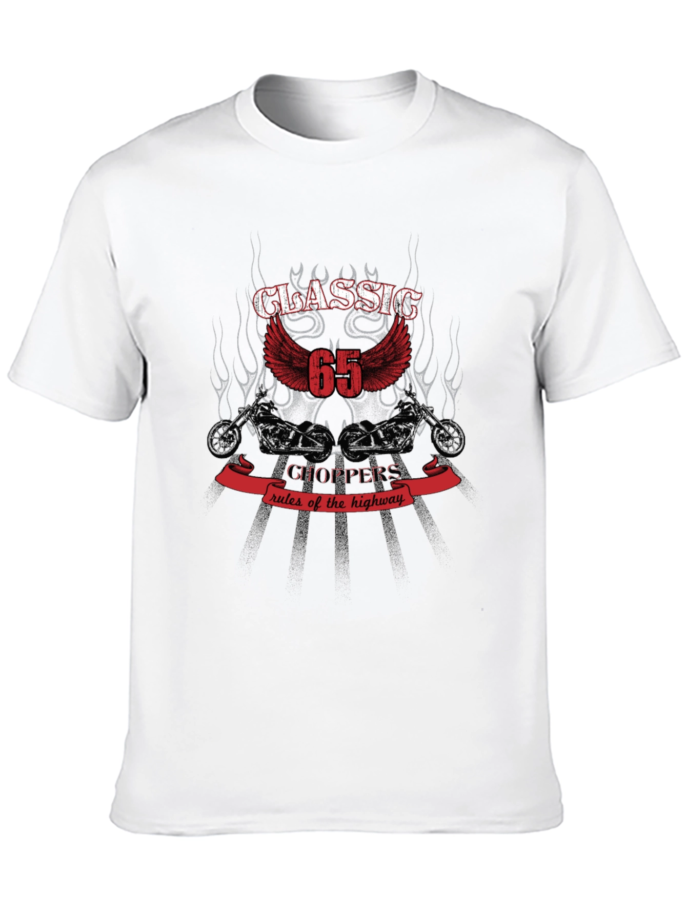 Classic Choppers 65 Rules of the Highway T-Shirt