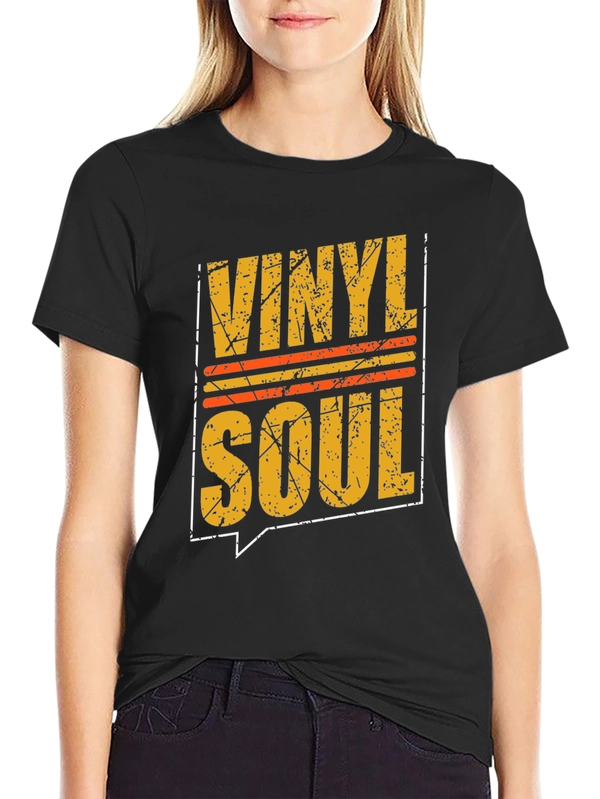 Vinyl Soul Graphic Tee - Retro Music Lover Shirt