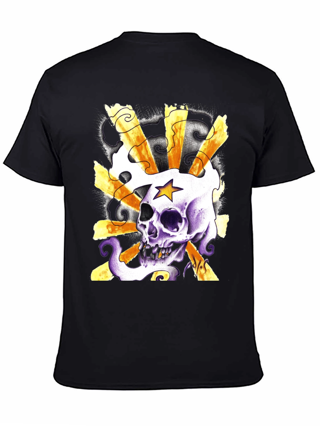 Skull Starburst Graphic Tee
