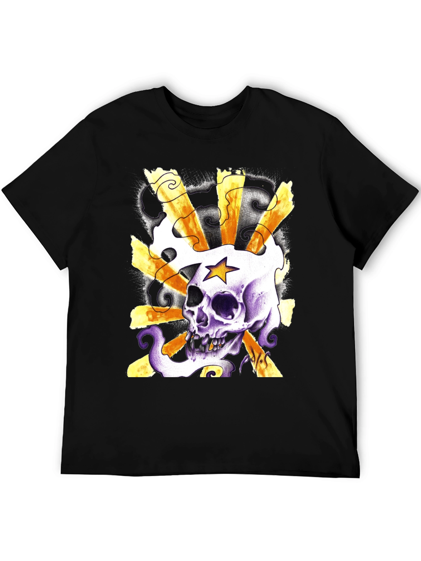 Skull Starburst Graphic Tee