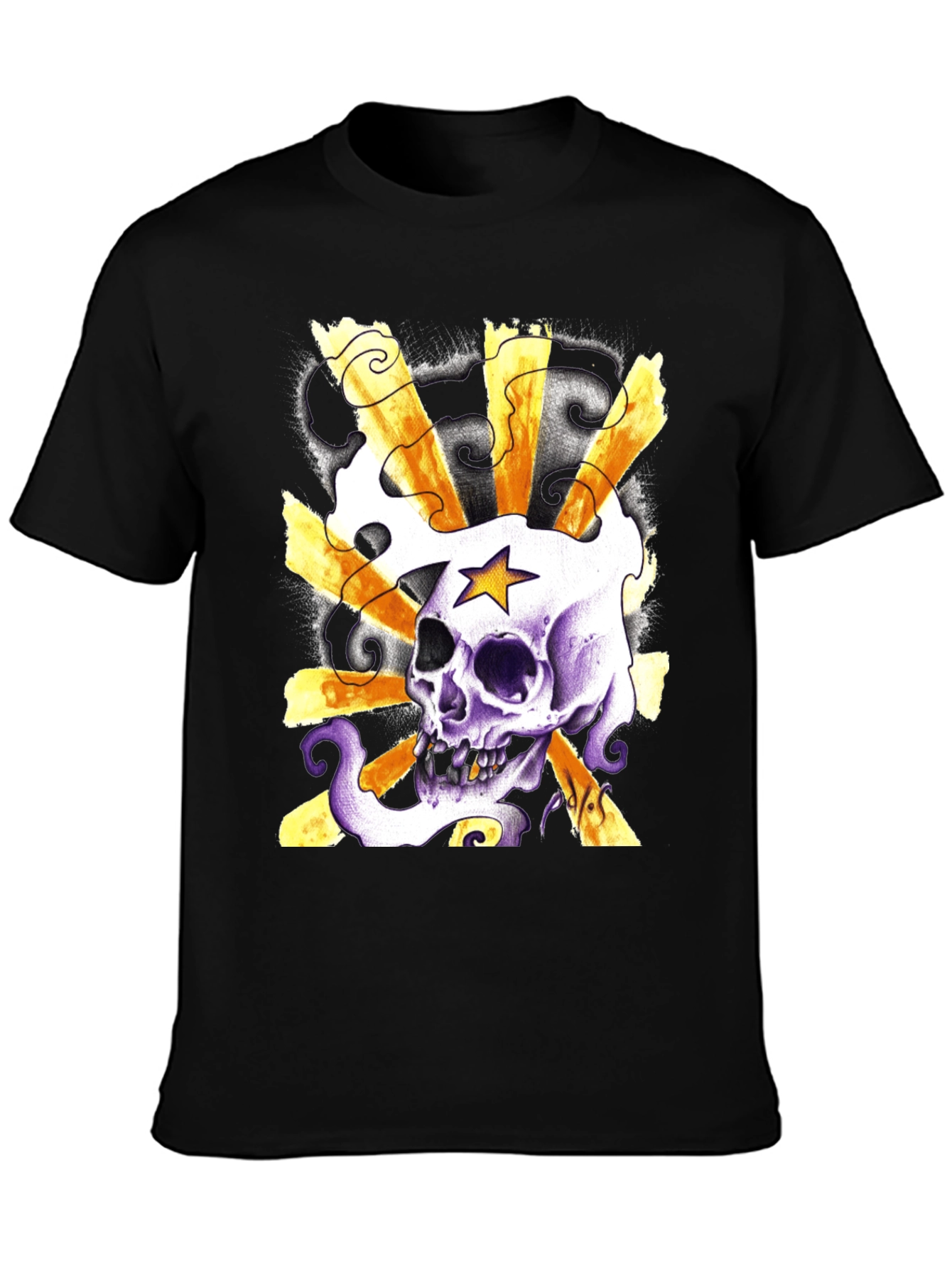 Skull Starburst Graphic Tee