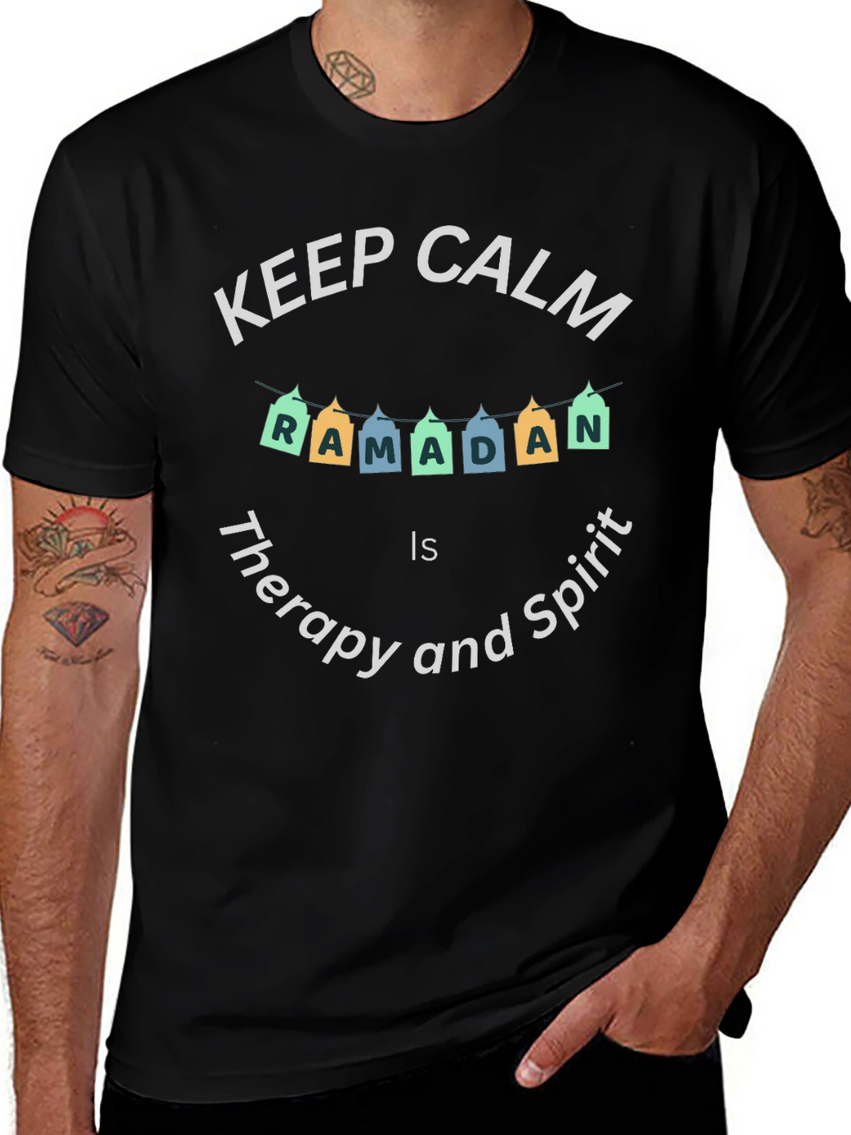 Keep Calm Ramadan T-Shirt - Therapy and Spirit
