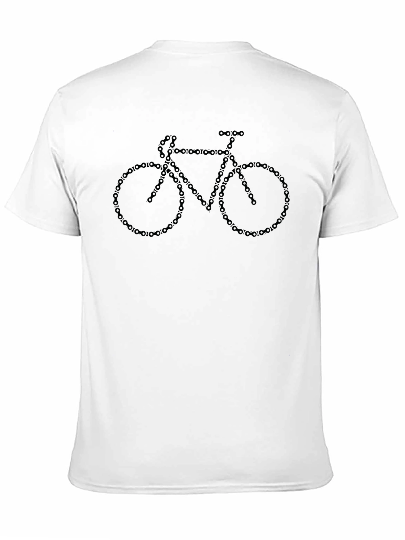 Bike Chain Graphic T-Shirt - Black