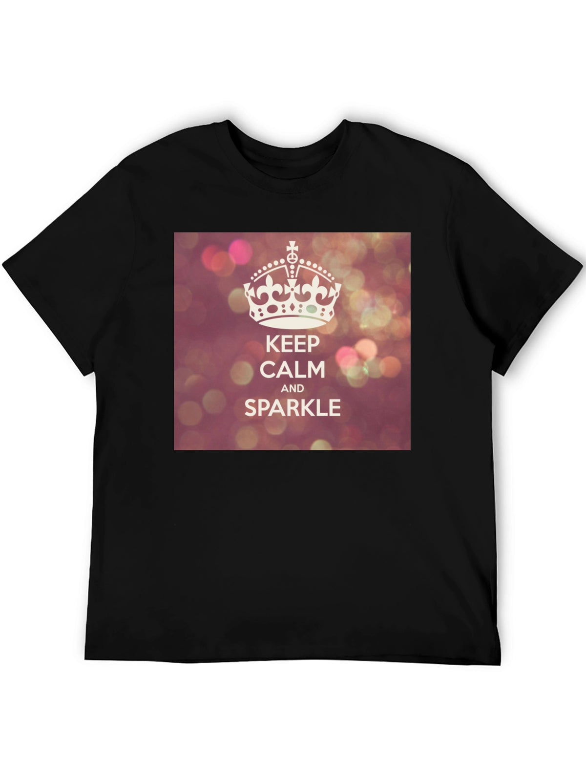 Keep Calm and Sparkle Graphic T-Shirt