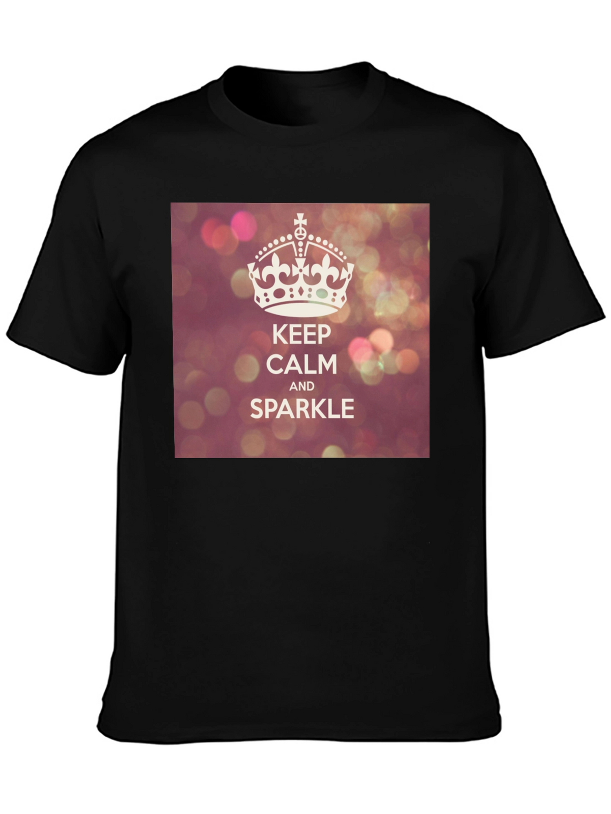 Keep Calm and Sparkle Graphic T-Shirt