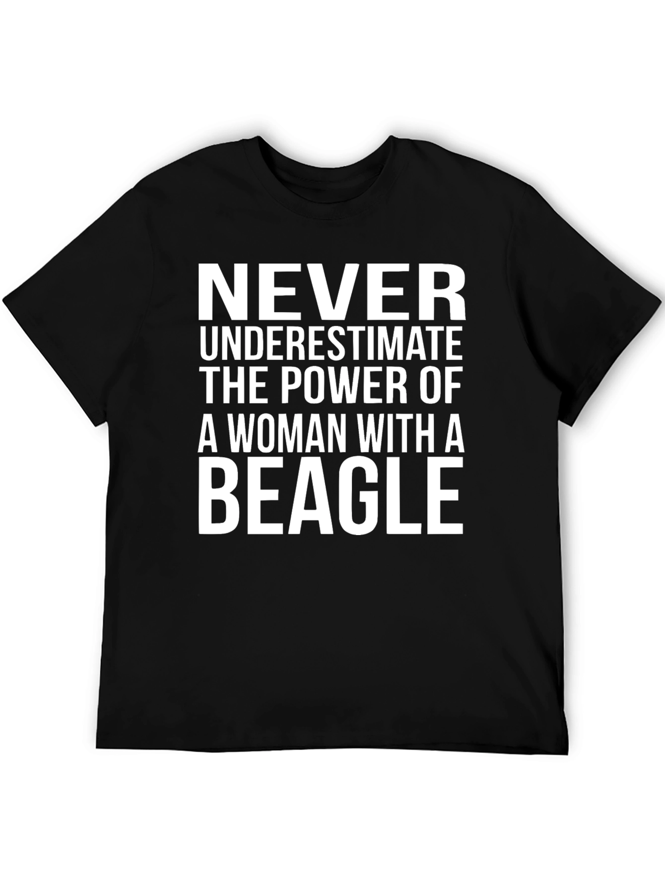 Beagle Womans Power Graphic Tee