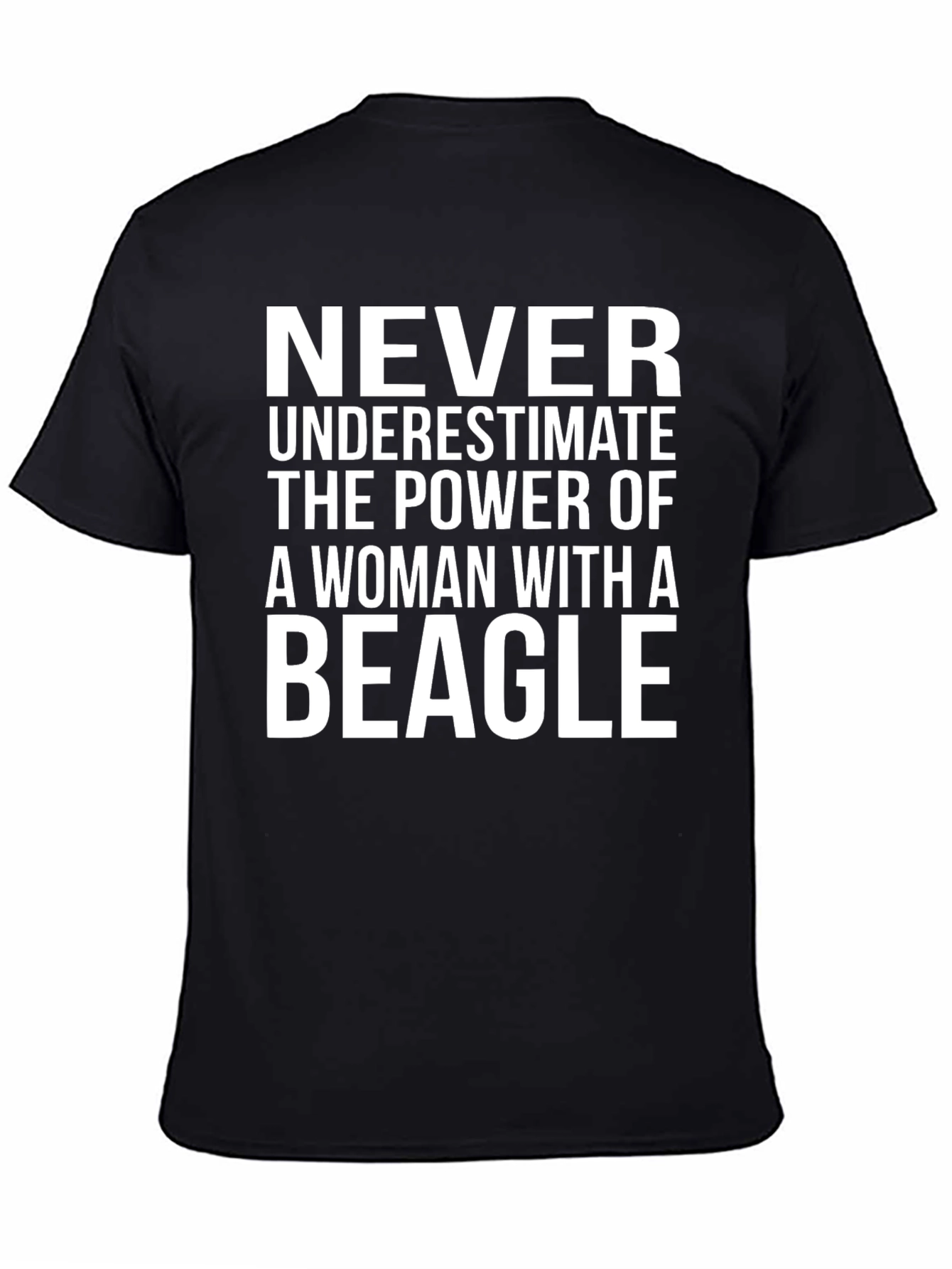 Beagle Womans Power Graphic Tee