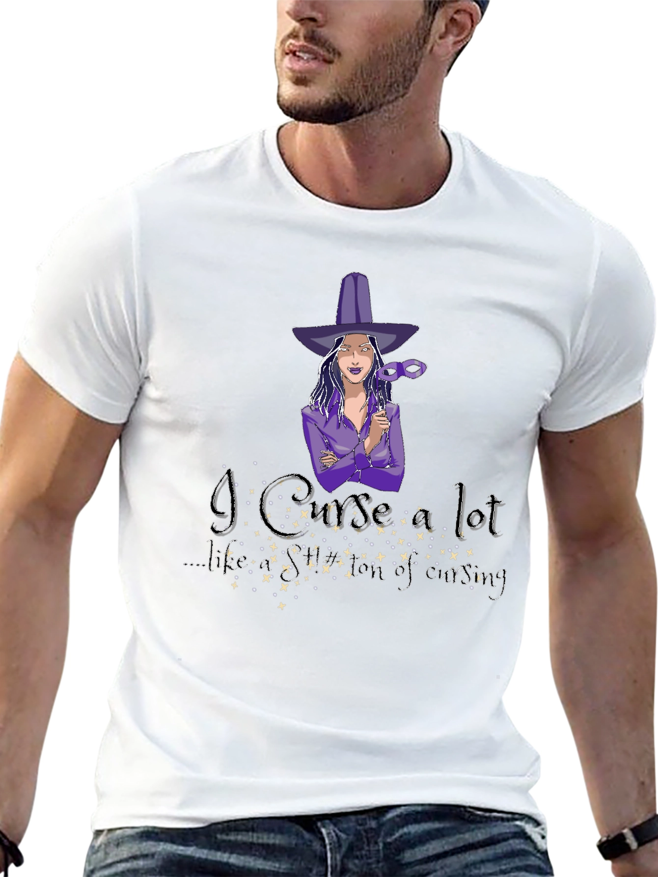Witchy Woman T-Shirt - I Curse a Lot
