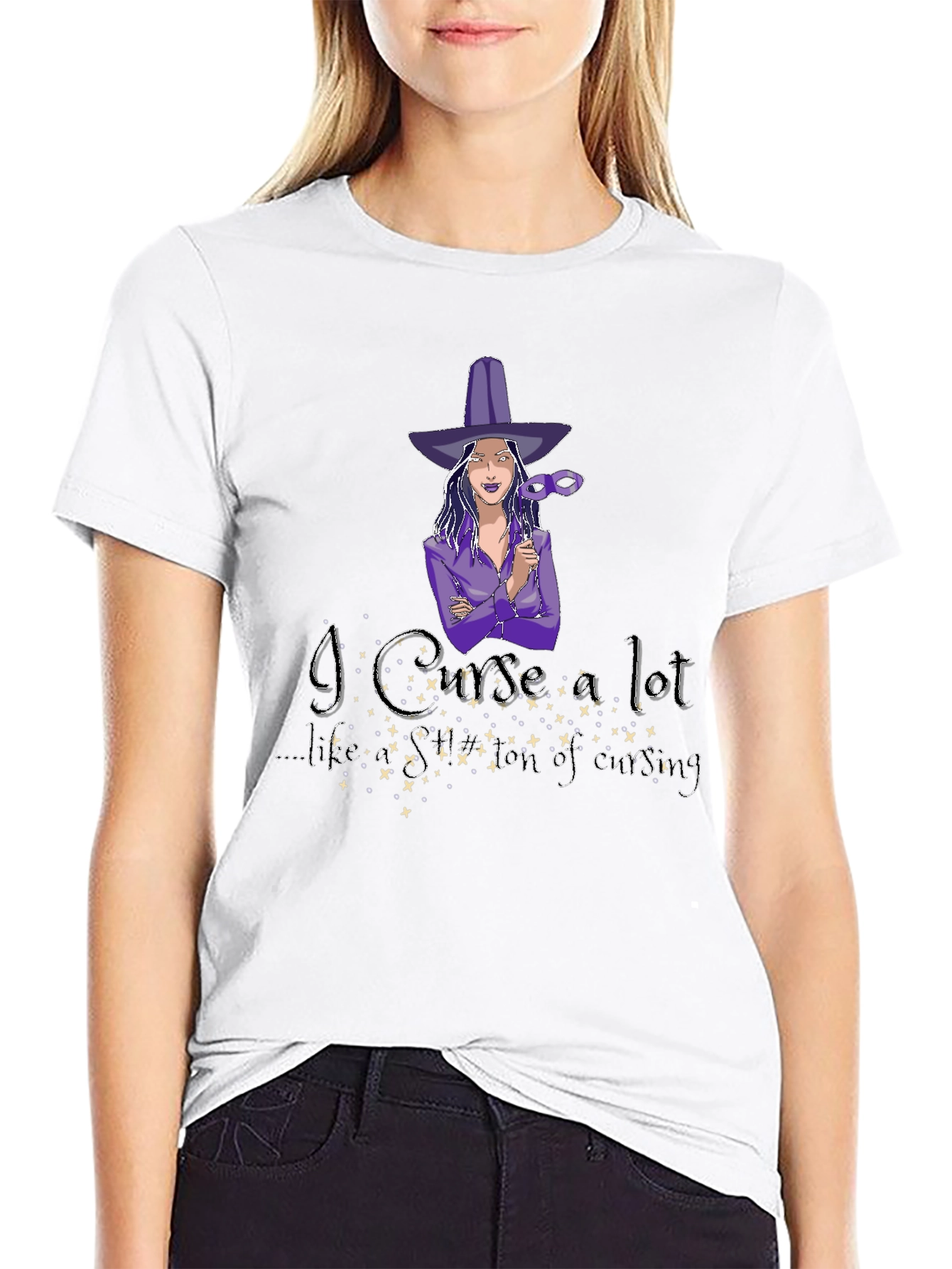 Witchy Woman T-Shirt - I Curse a Lot