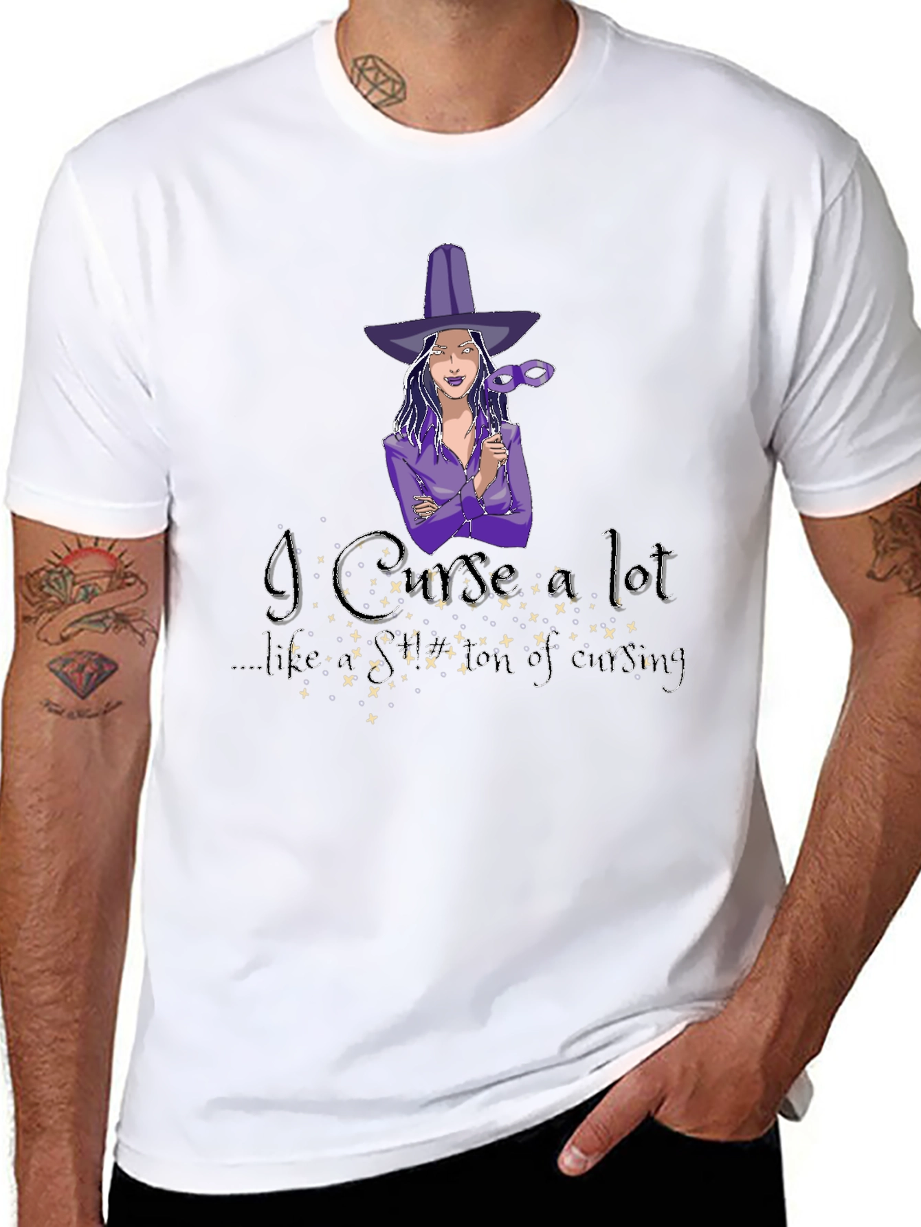 Witchy Woman T-Shirt - I Curse a Lot