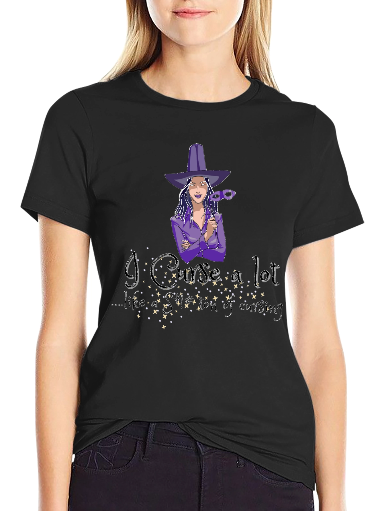 Witchy Woman T-Shirt - I Curse a Lot