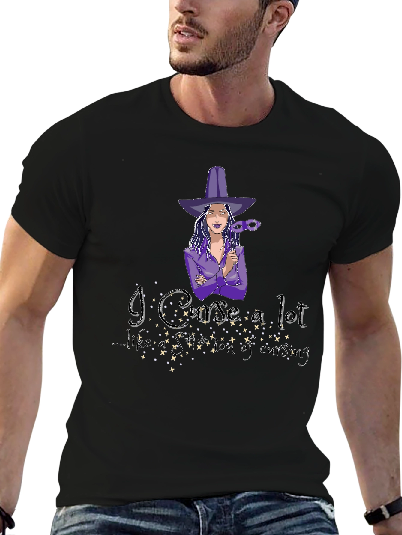 Witchy Woman T-Shirt - I Curse a Lot