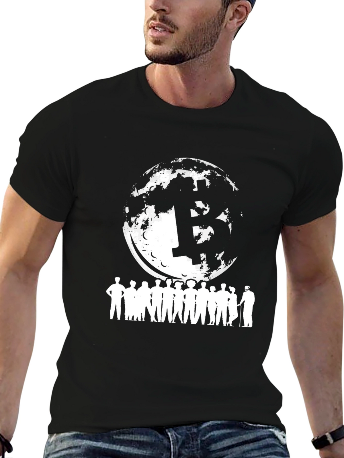 Bitcoin Moon T-Shirt - Crypto Investor Tee