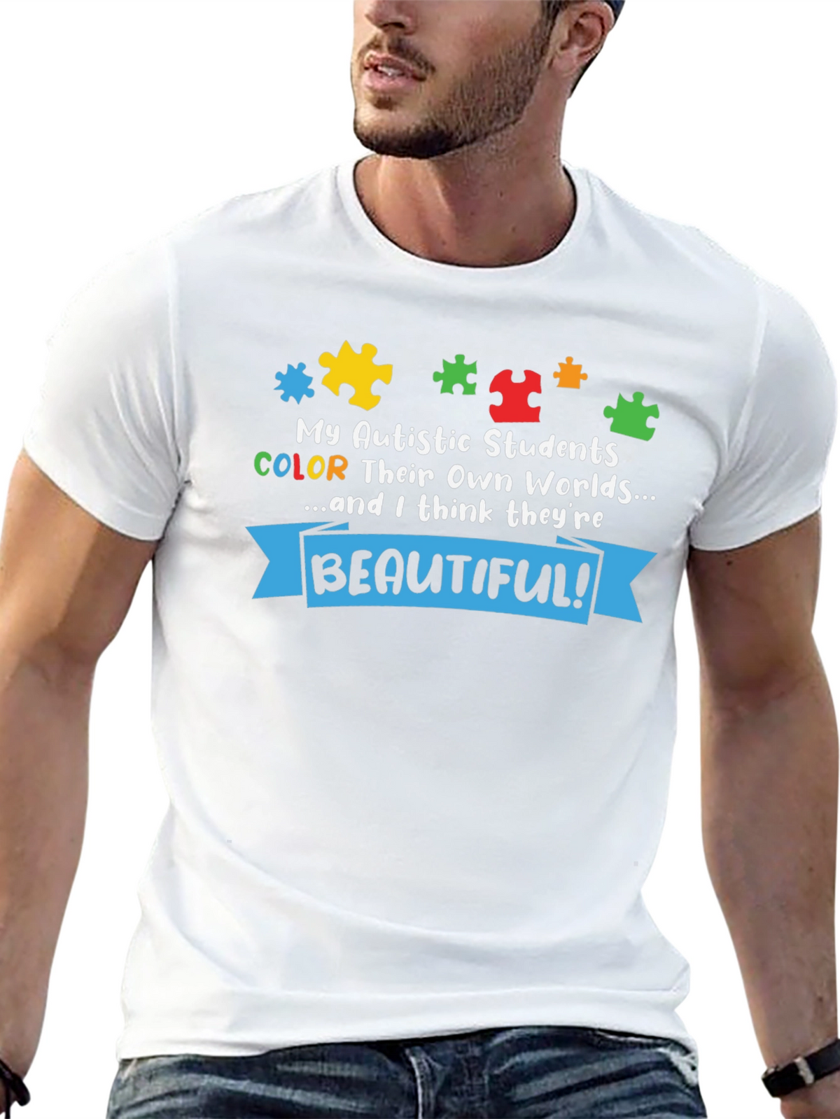 Autism Awareness T-Shirt: My Autistic Students