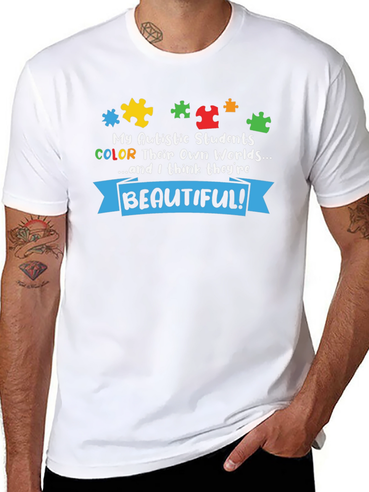 Autism Awareness T-Shirt: My Autistic Students