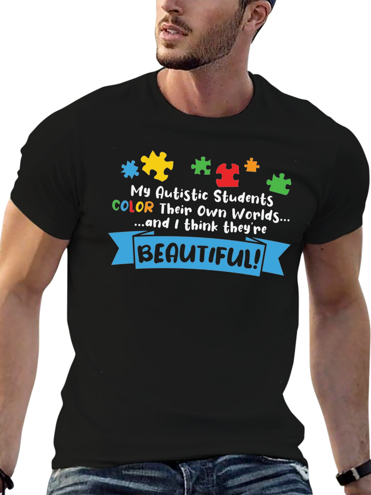 Autism Awareness T-Shirt: My Autistic Students
