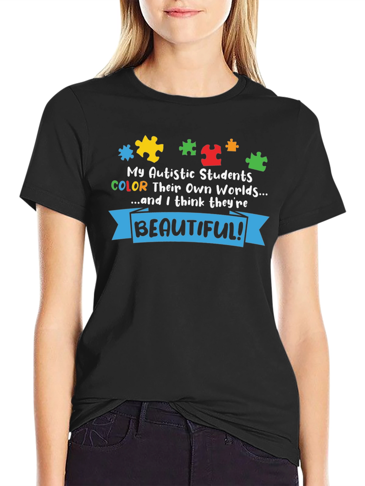 Autism Awareness T-Shirt: My Autistic Students