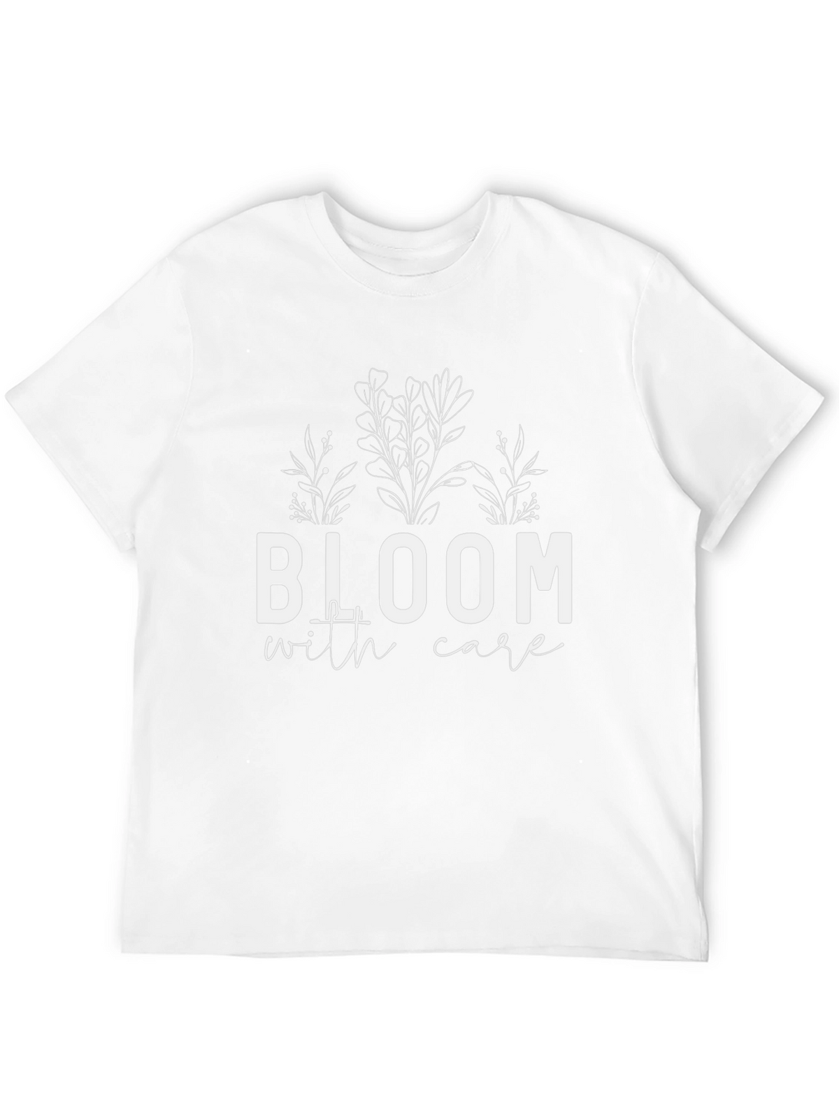 Bloom with Care Graphic T-Shirt - Unisex Cotton Tee