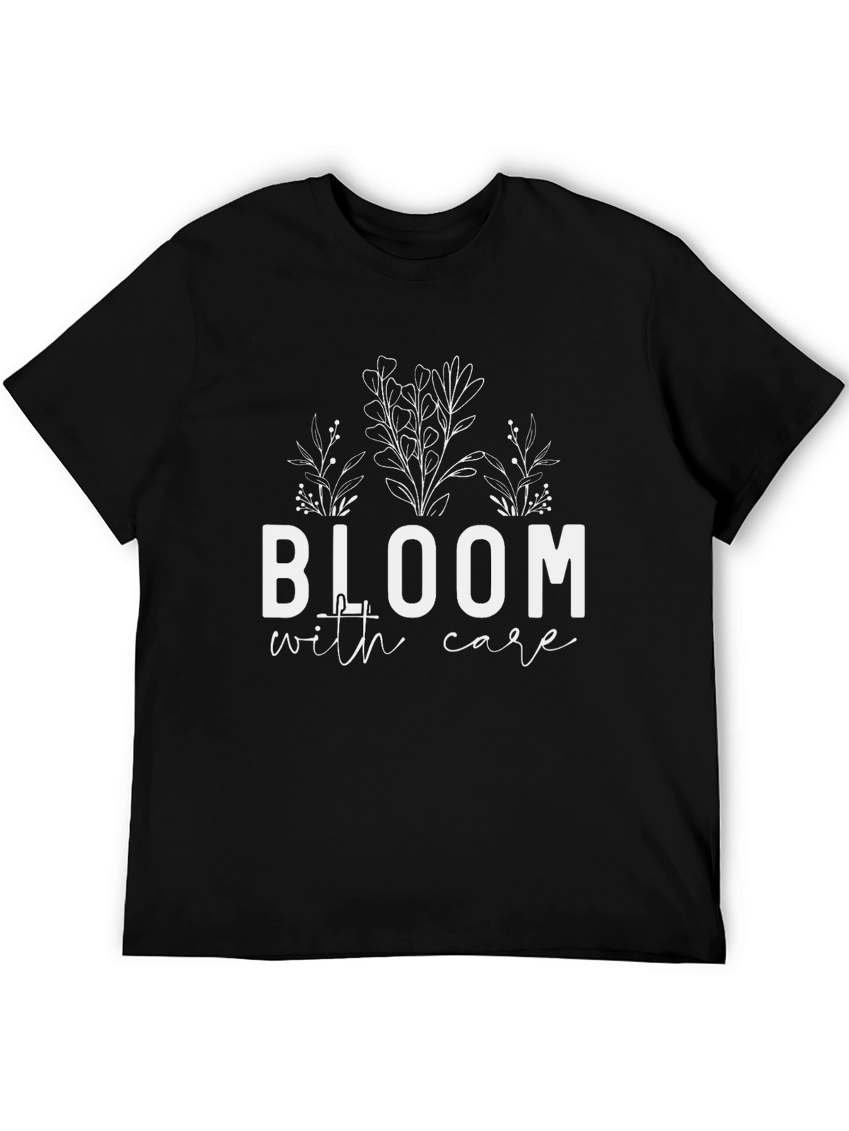 Bloom with Care Graphic T-Shirt - Unisex Cotton Tee