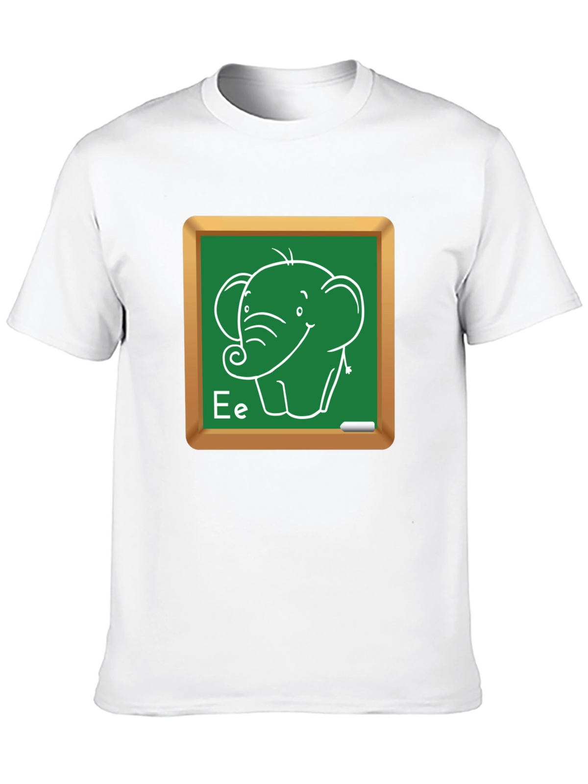 Elephant Chalkboard Tee - Cute Animal T-Shirt