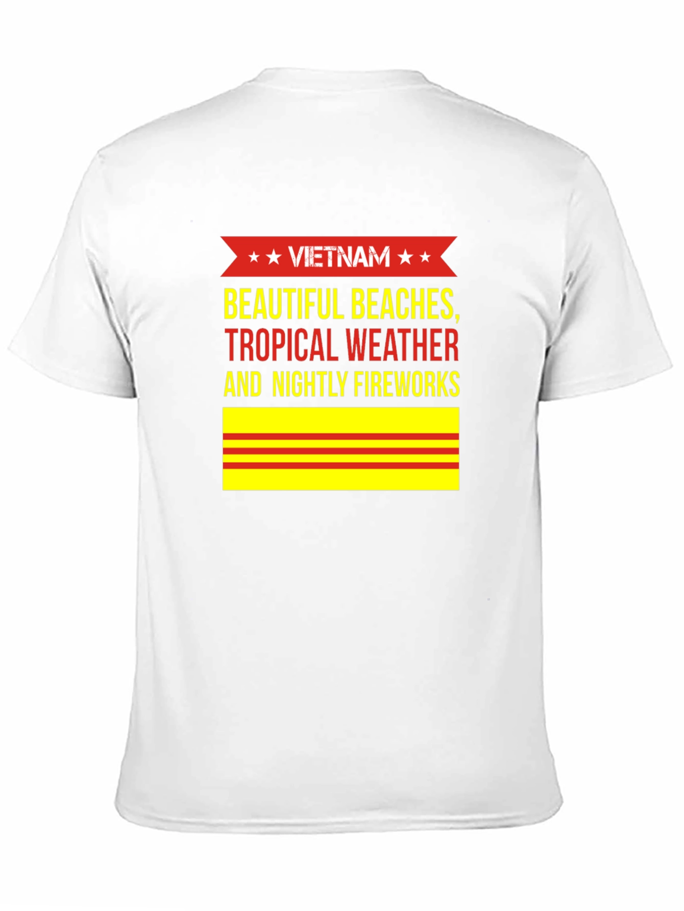 Vietnam Beaches T-Shirt - Tropical Weather & Fireworks