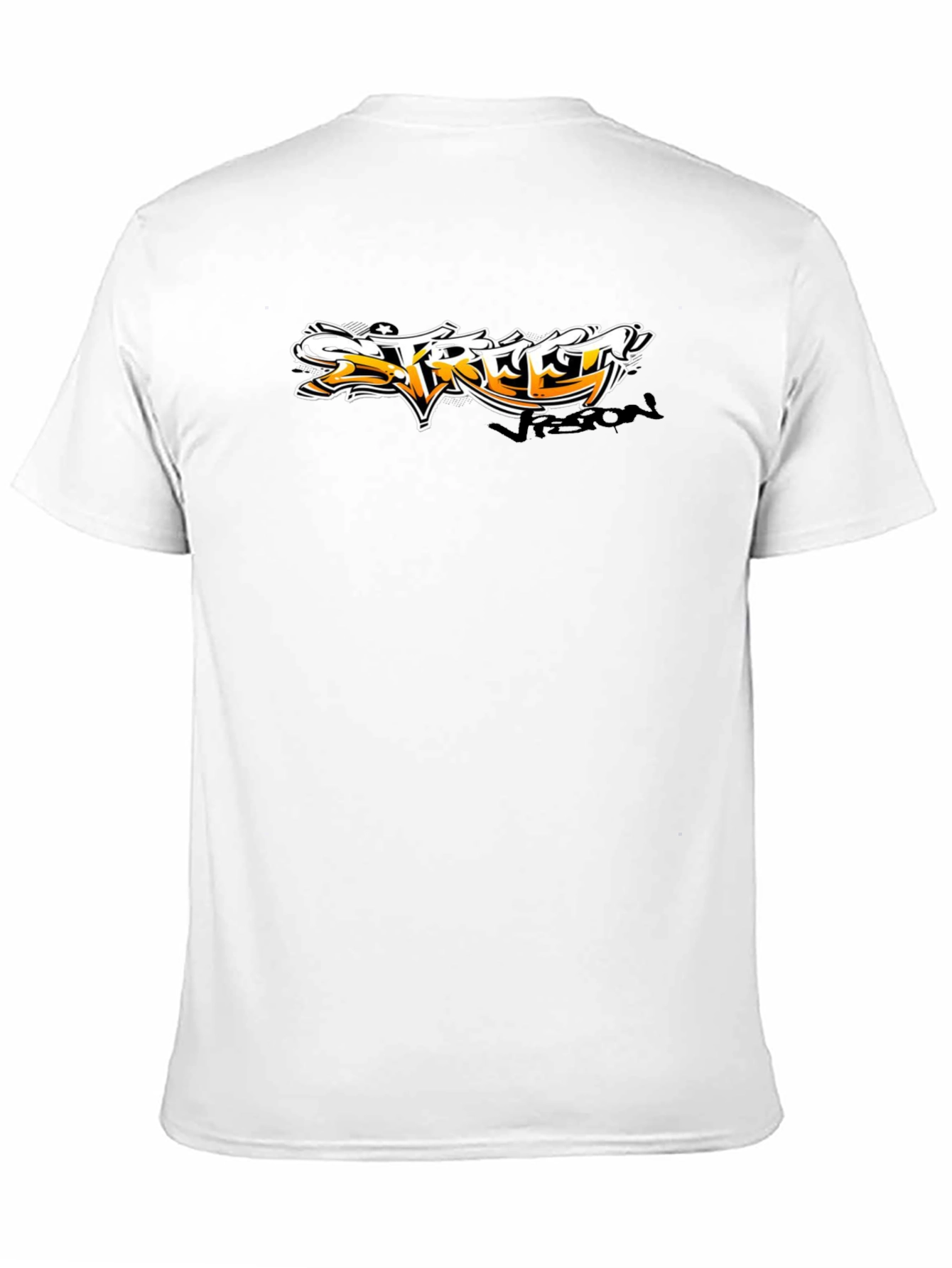 Street Vision Graphic Tee - Black Cotton T-Shirt
