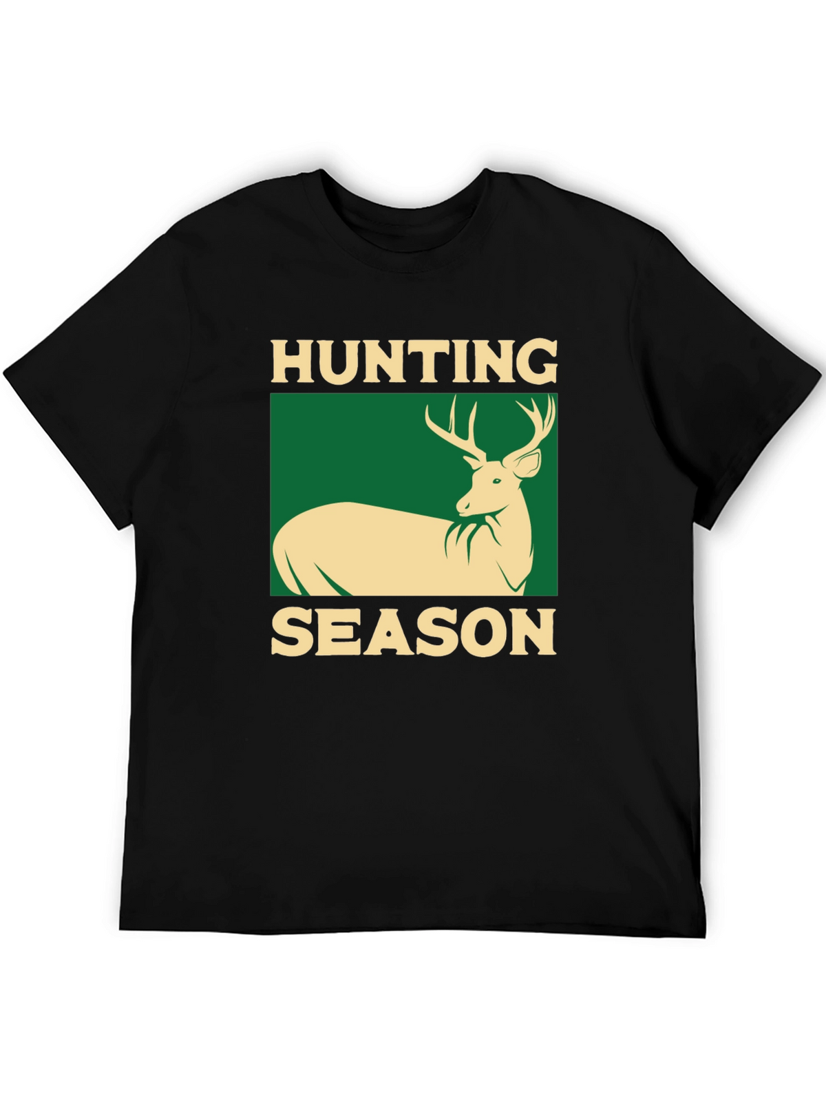 Hunting Season Black Graphic T-Shirt