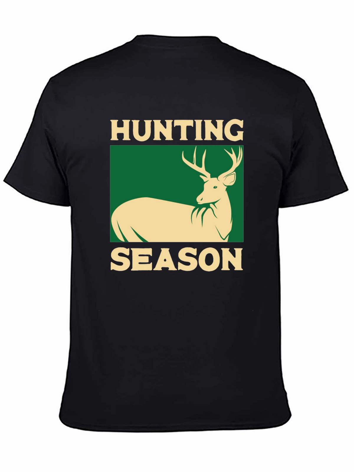 Hunting Season Black Graphic T-Shirt