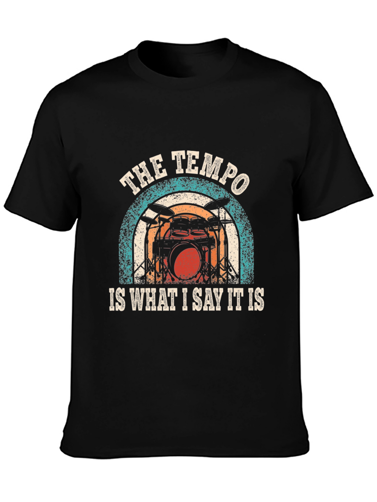 The Tempo Drummer T-Shirt - Music Lover Tee