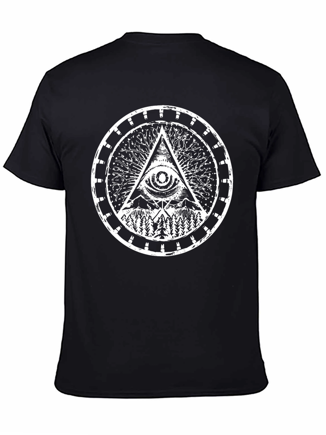 Eye of Providence Graphic T-Shirt - Black