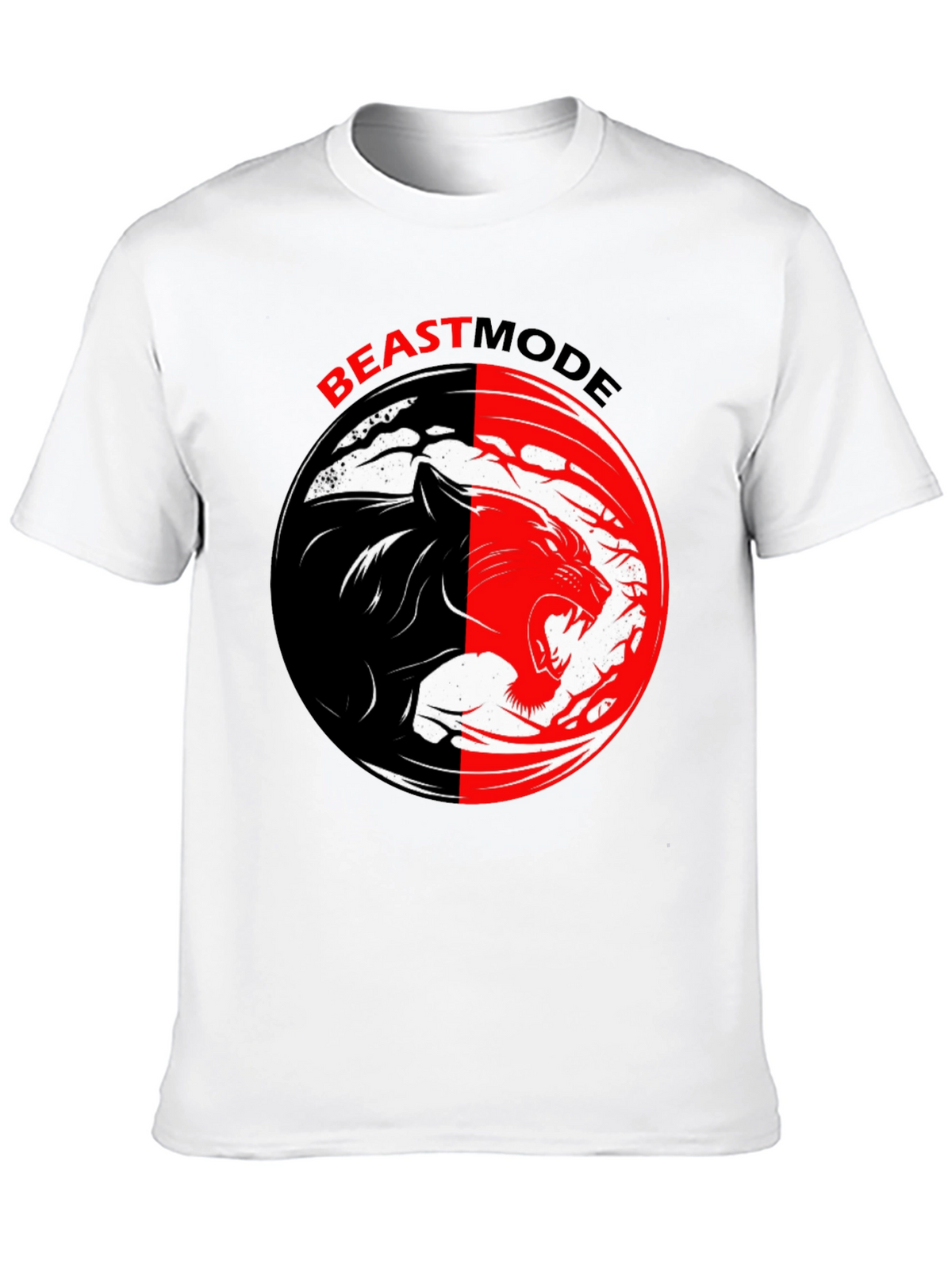 Beast Mode Black T-Shirt - Gym Workout Motivation