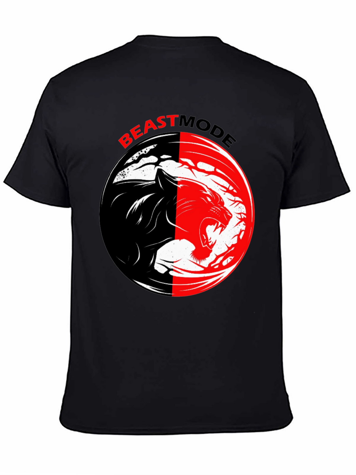 Beast Mode Black T-Shirt - Gym Workout Motivation