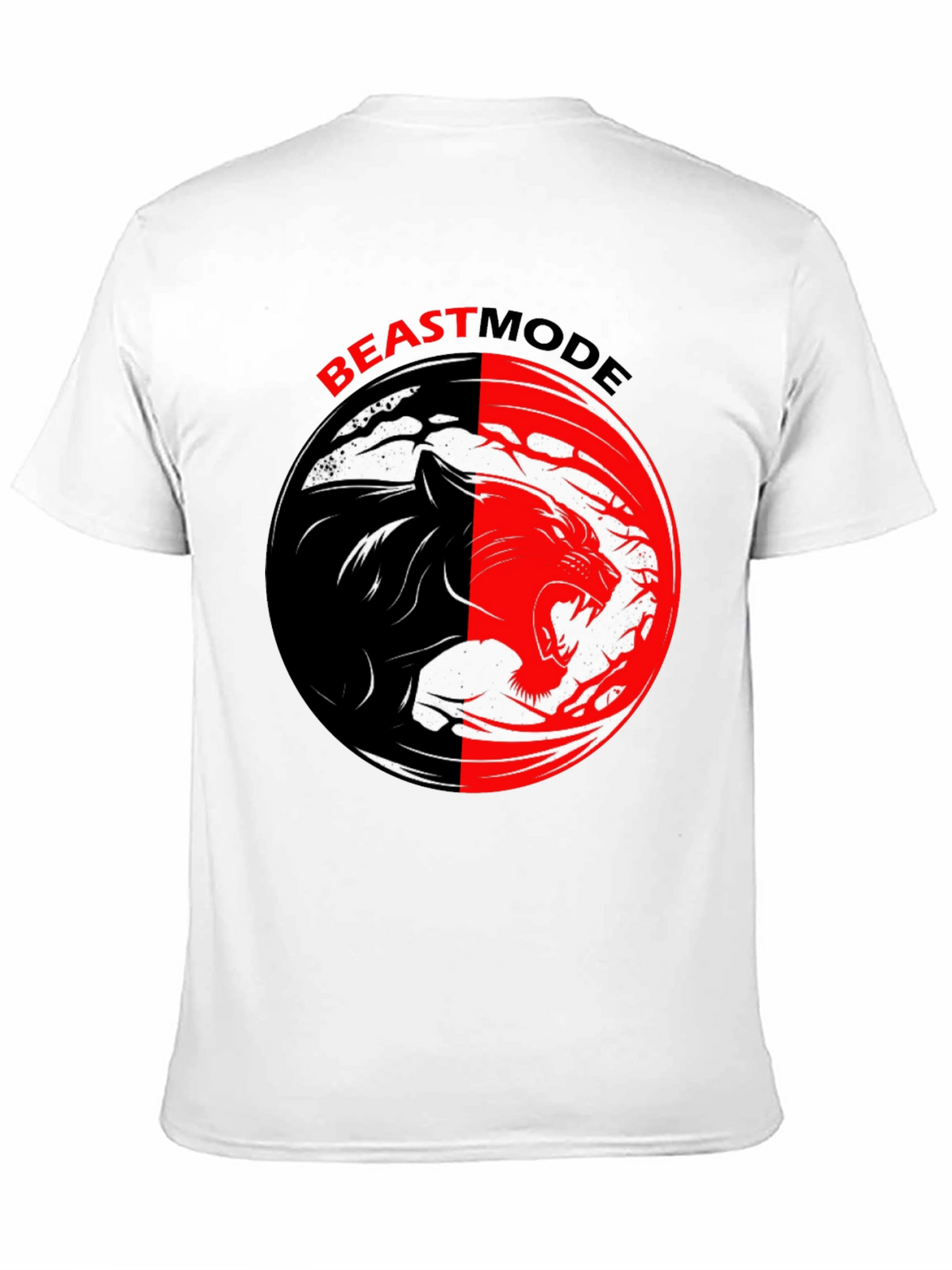 Beast Mode Black T-Shirt - Gym Workout Motivation