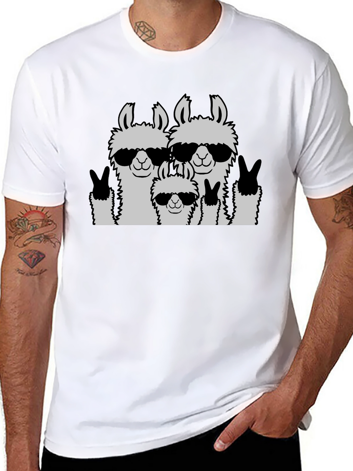 Llama Family T-Shirt