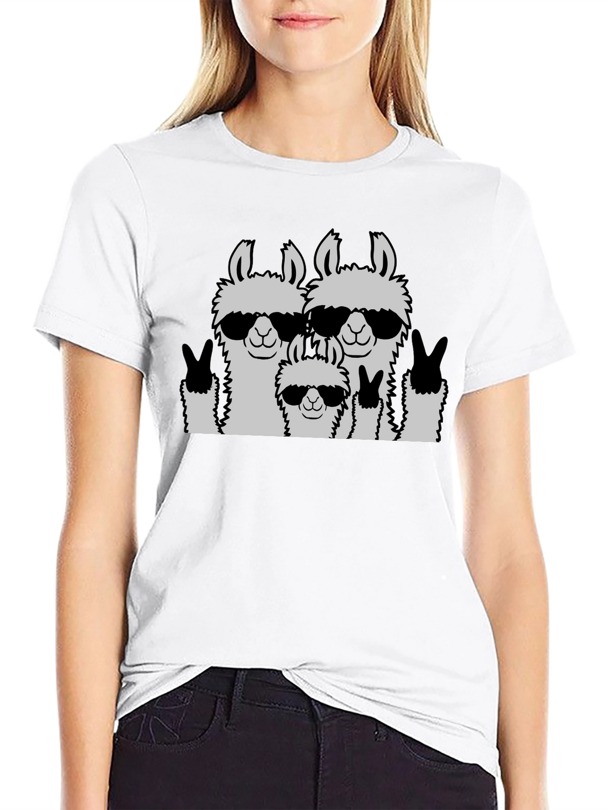 Llama Family T-Shirt