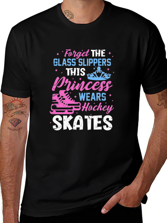 Princess Hockey Skates Graphic T-Shirt