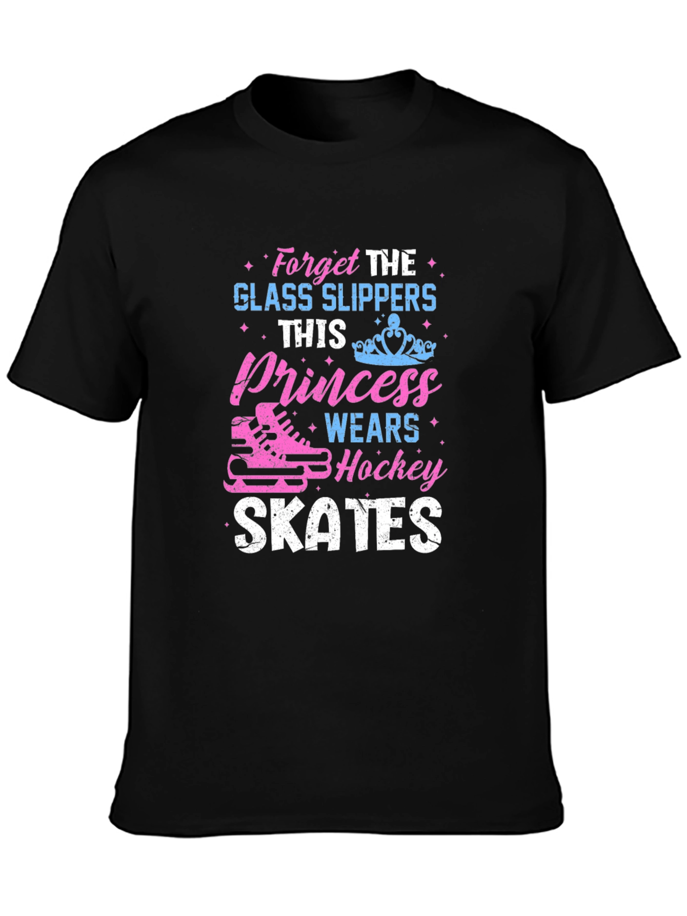 Princess Hockey Skates Graphic T-Shirt