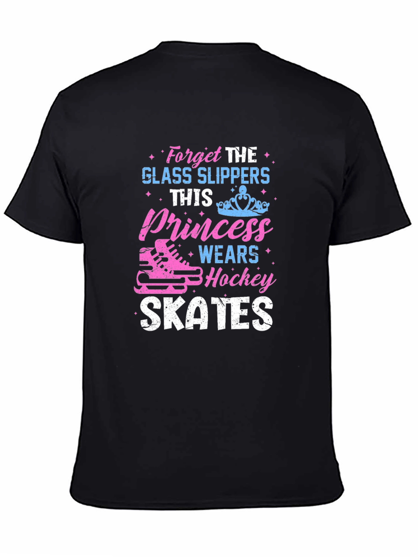 Princess Hockey Skates Graphic T-Shirt