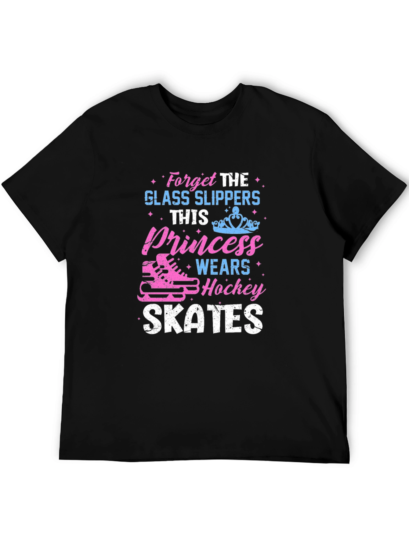 Princess Hockey Skates Graphic T-Shirt