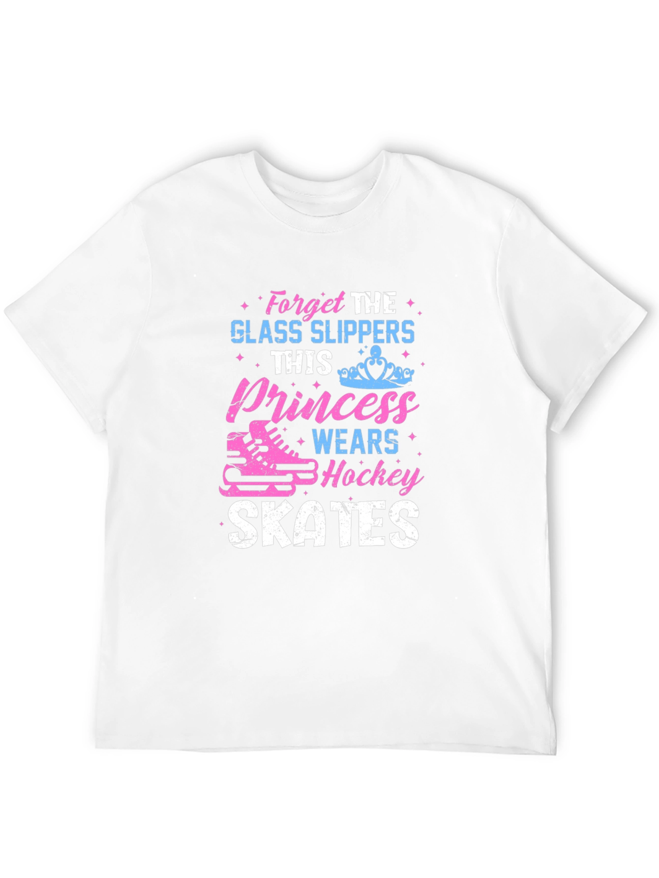 Princess Hockey Skates Graphic T-Shirt