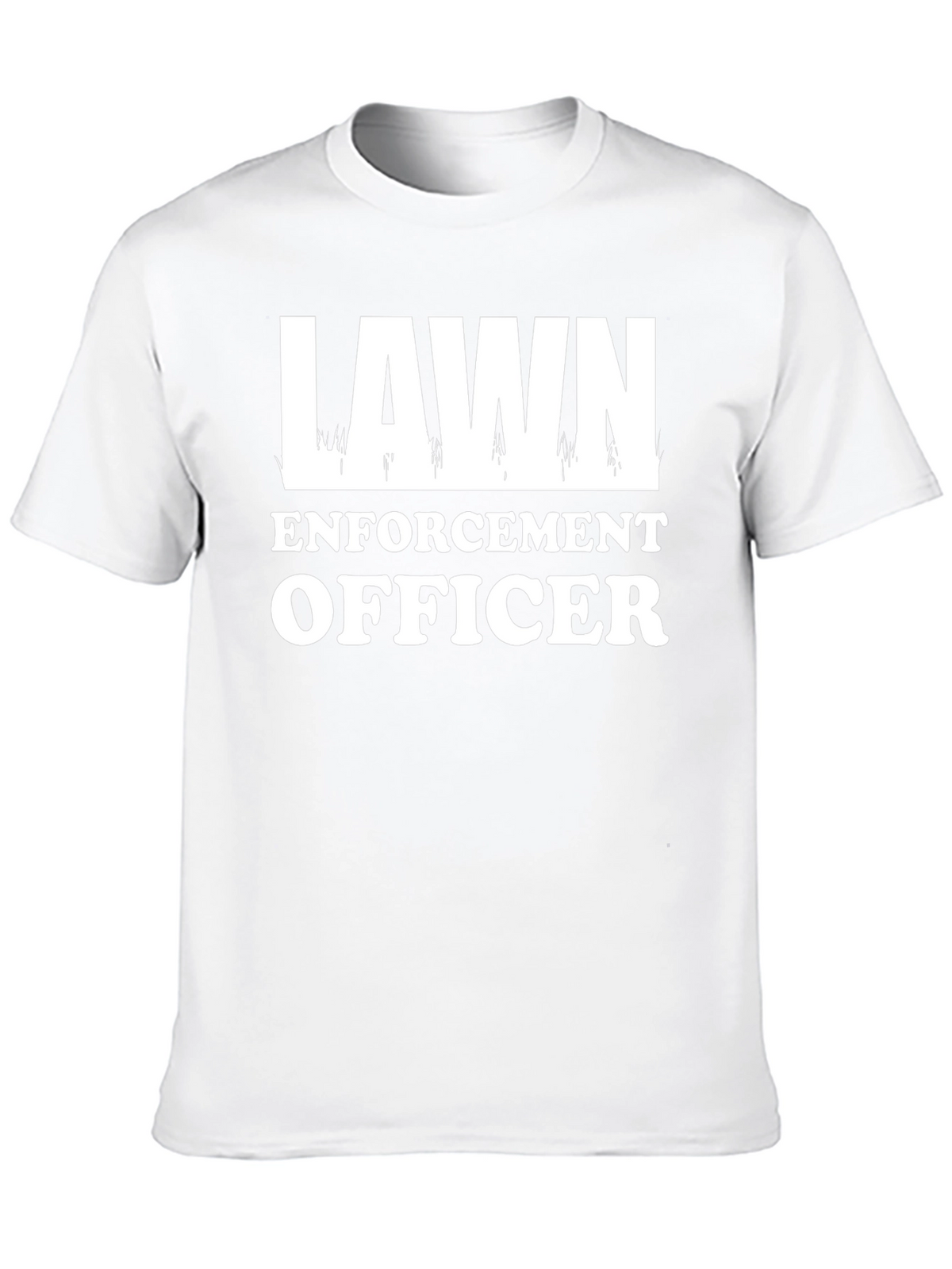 Lawn Enforcement Officer Graphic T-Shirt