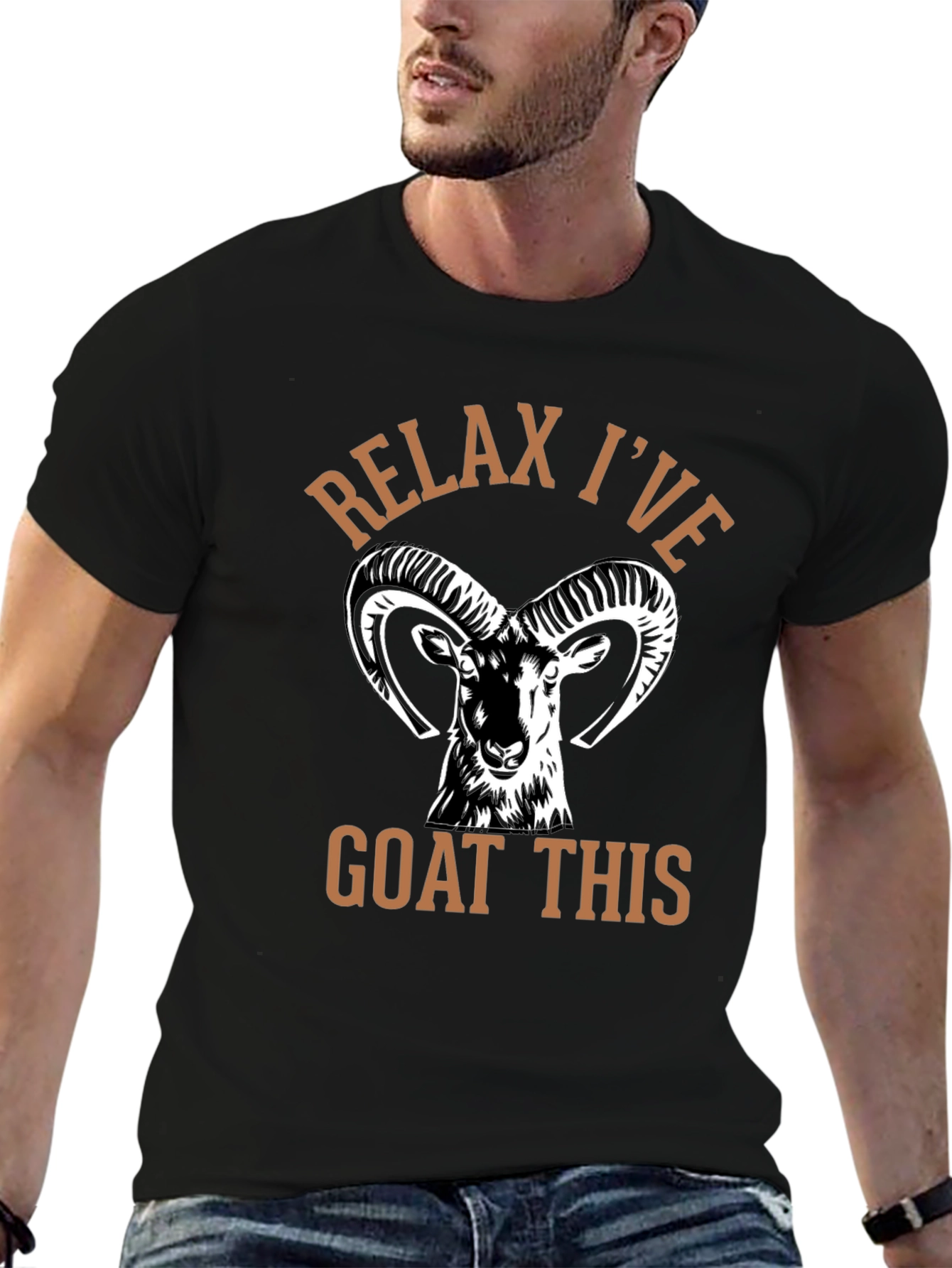 Relax Ive Goat This Graphic T-Shirt