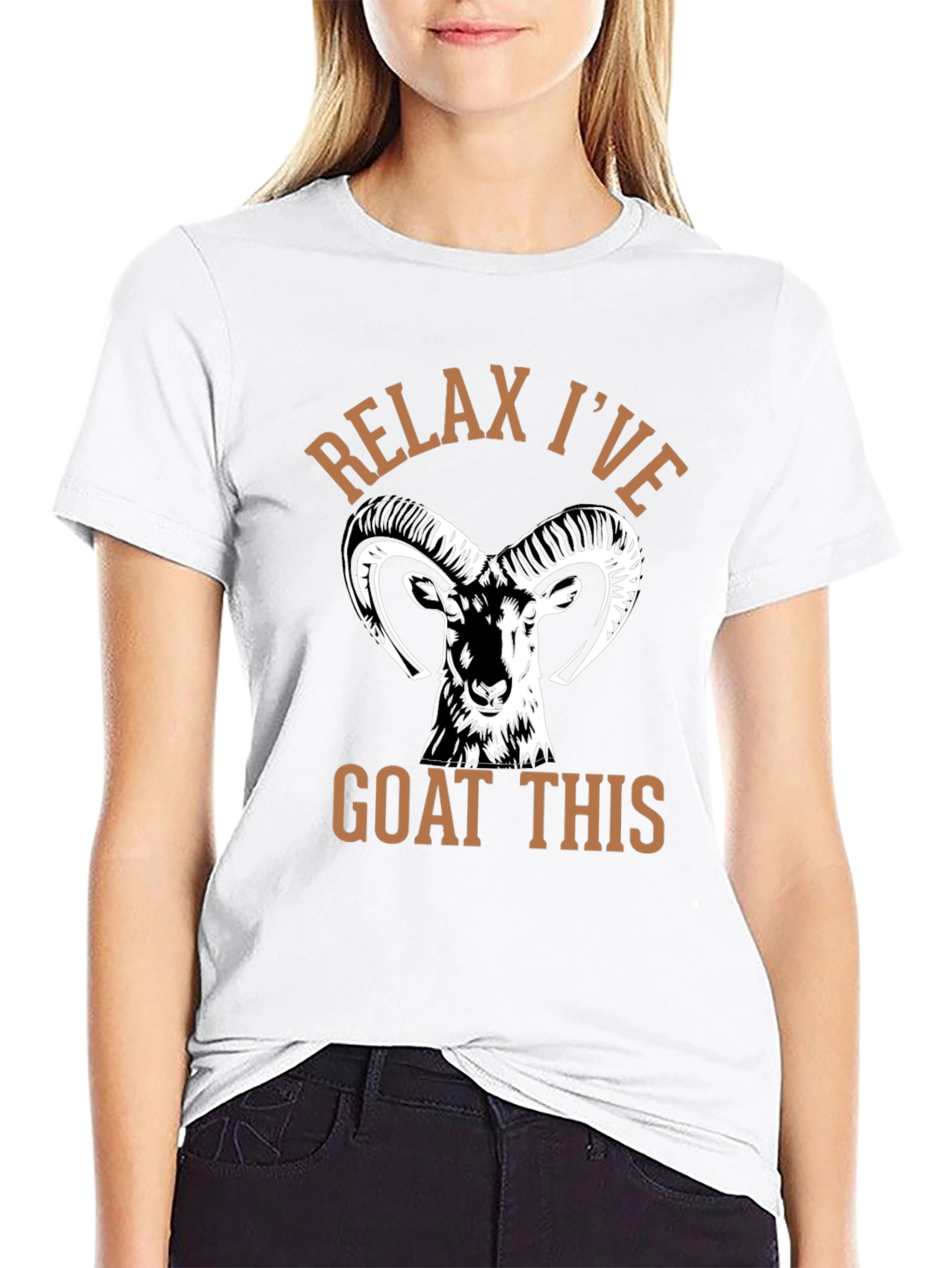 Relax Ive Goat This Graphic T-Shirt