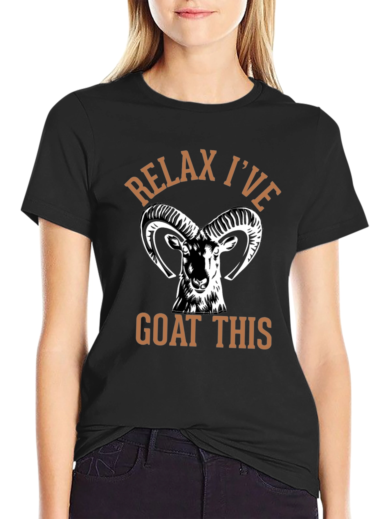 Relax Ive Goat This Graphic T-Shirt