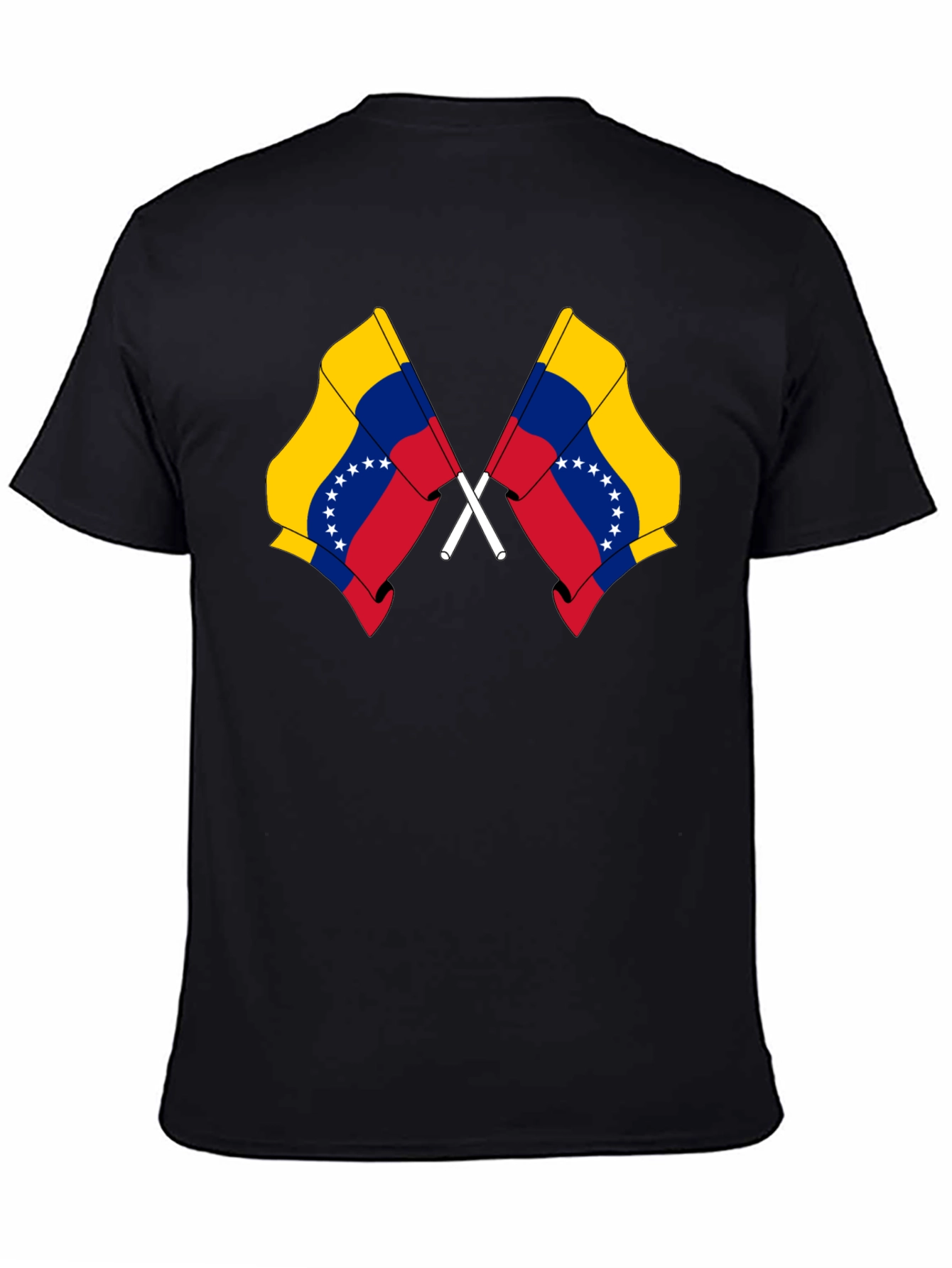 Venezuela Flag T-Shirt - Black Graphic Tee