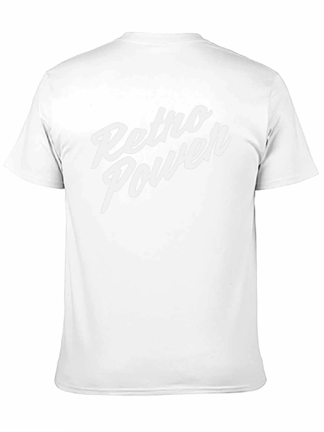 Retro Power Black Graphic T-Shirt